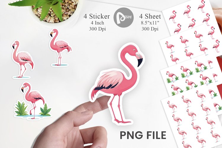 Flamingo Clipart Image 8