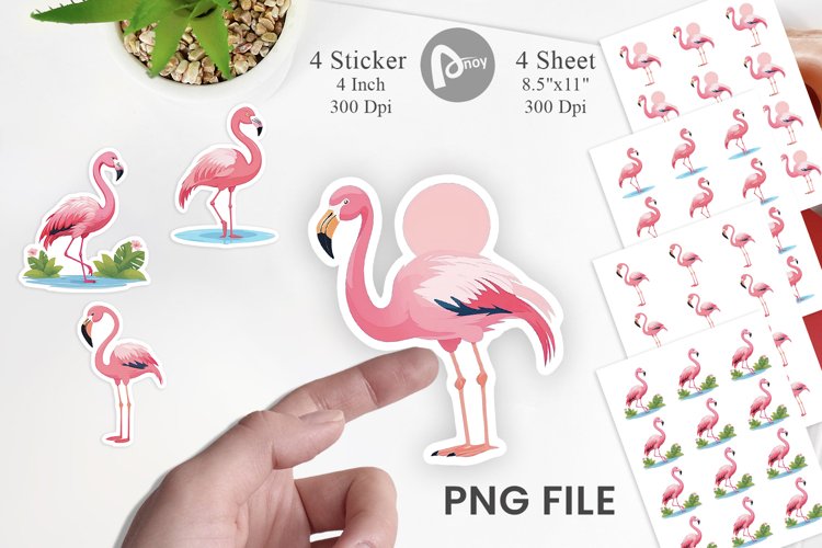 Flamingo Clipart Image 7
