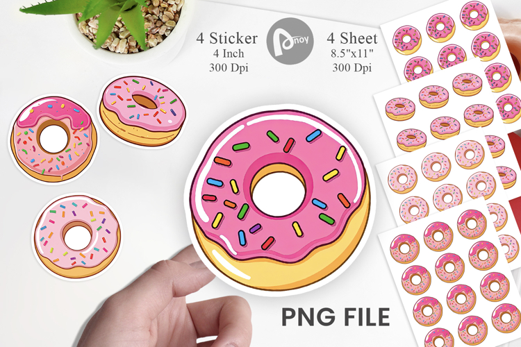 Donut Clipart Image 4
