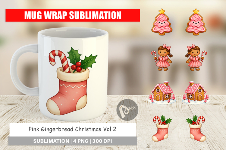 Christmas Mug Sublimation Designs Image 8