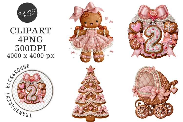 Gingerbread Clipart Image 3
