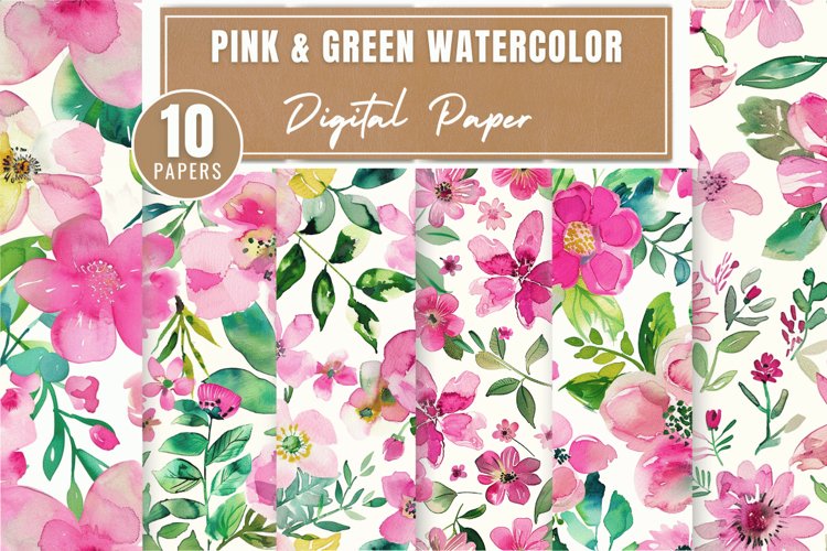 Pink Watercolor Backgrounds Image 6