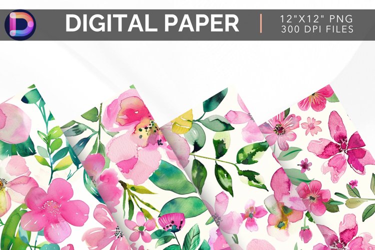 Pink Watercolor Backgrounds Image 8