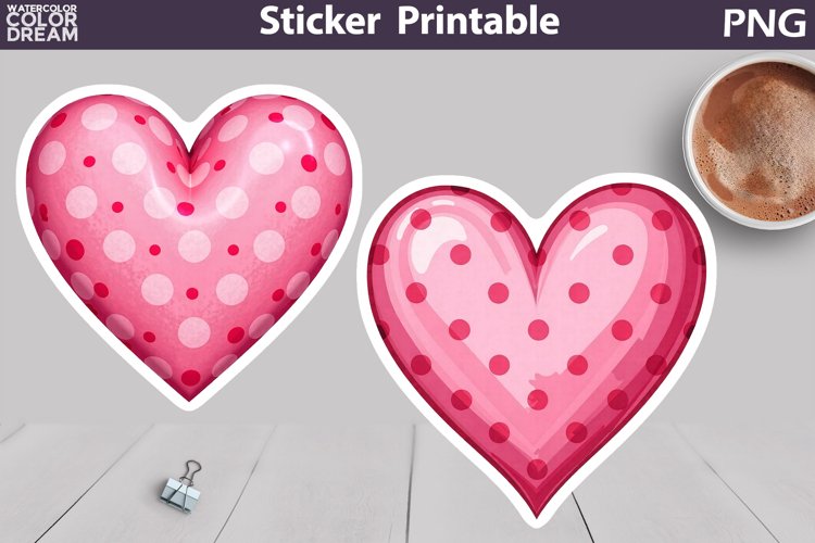 Pink Heart Clipart Image 23