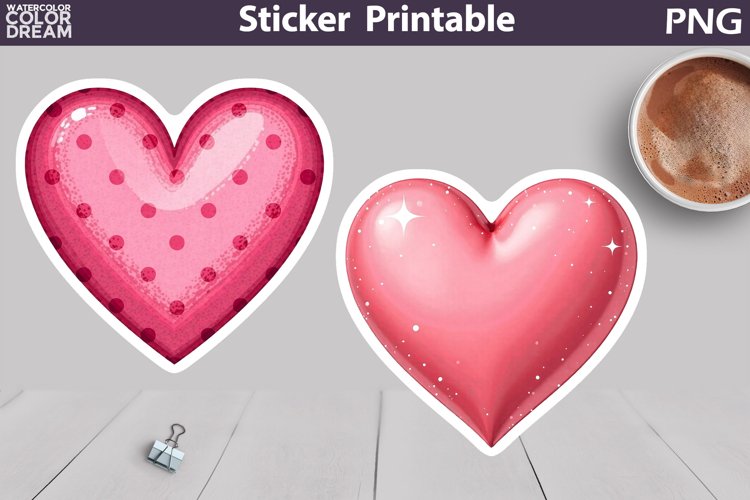Pink Heart Clipart Image 22