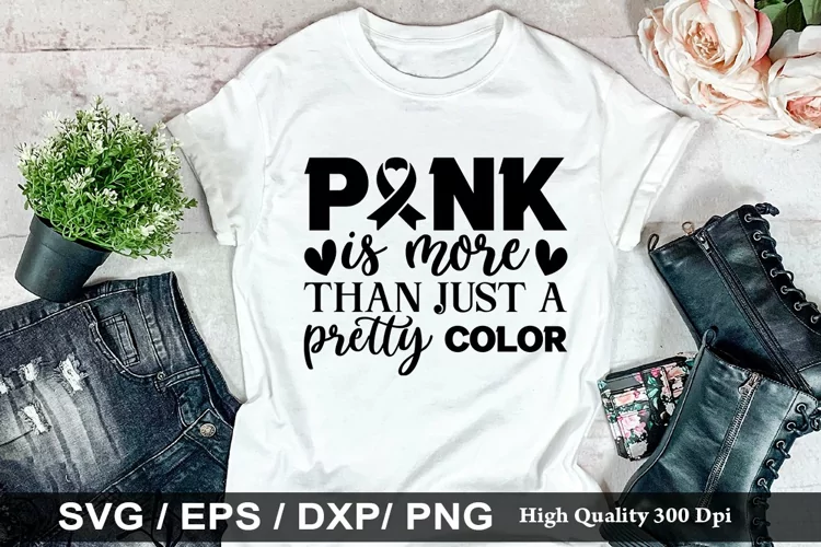 Pink is more than just a pretty - True crime SVG Design