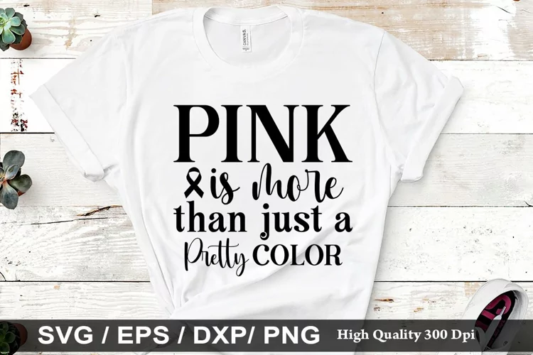 Pink is more than just - True crime SVG Design