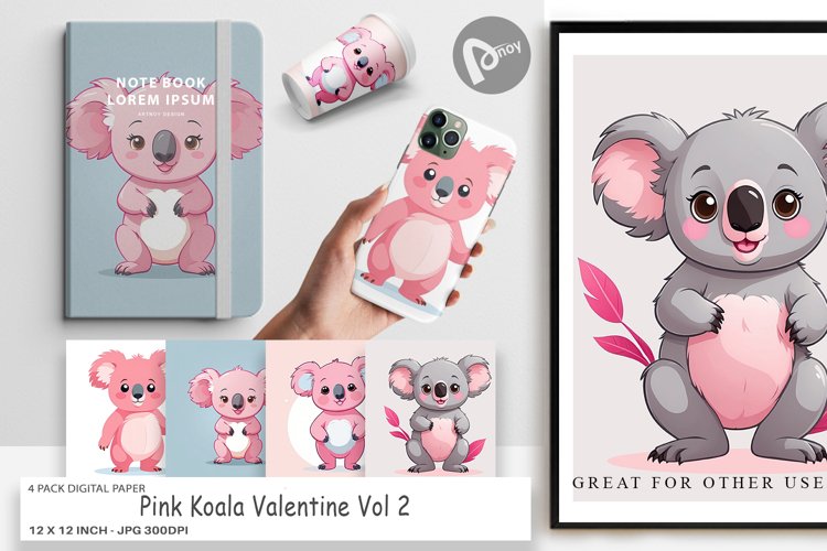Valentine Scrapbook Paper Image 2