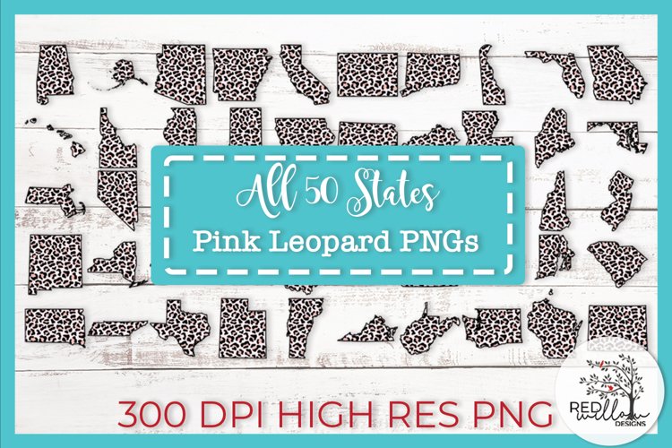 50 US State Bundle Sublimation Designs