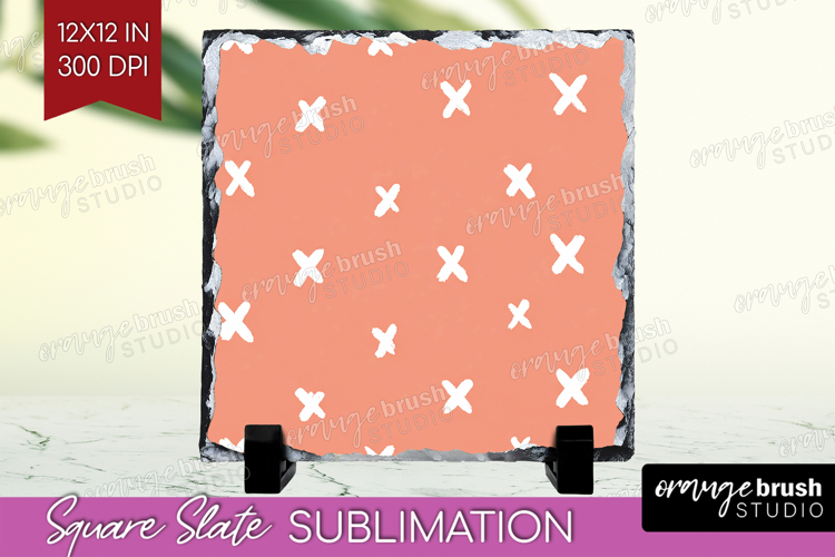 Pink Minimalist Slate PNG - Abstract Modern Square Slate