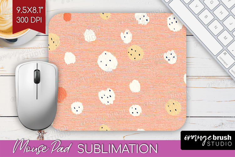Pink Minimalist Mouse Pad Sublimation - Abstract Modern PNG