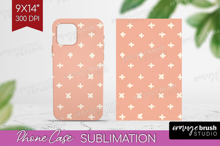 Pink Minimalist Phone Case PNG - Abstract Modern Case PNG