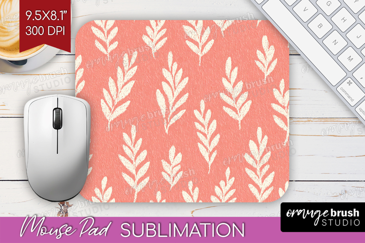Pink Minimalist Mouse Pad Sublimation - Abstract Modern PNG