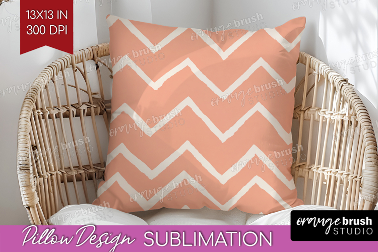 Pink Minimalist Pillow Sublimation - Abstract Modern Pillow