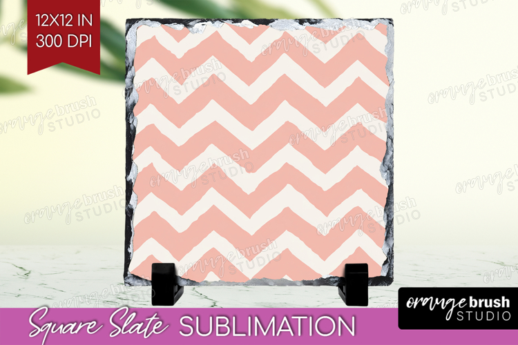 Pink Minimalist Slate PNG - Abstract Modern Square Slate