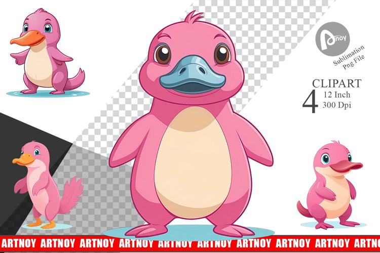Platypus Clipart Image 5