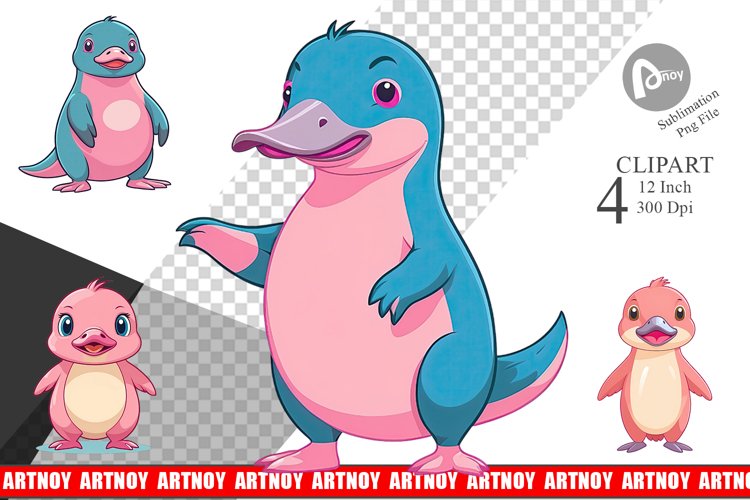 Platypus Clipart Image 4