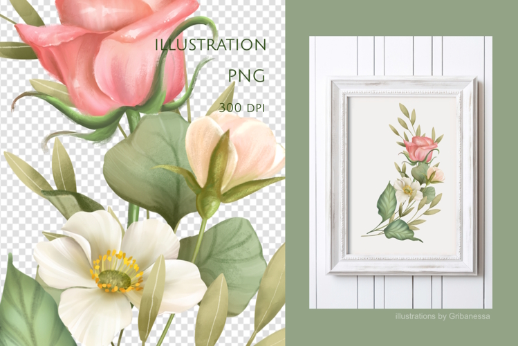 Pink Rose Png Image 15
