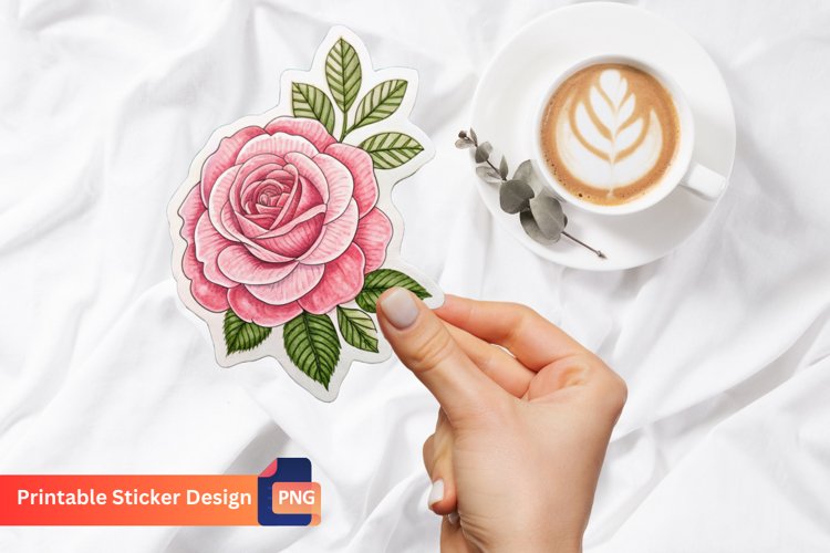 Pink Rose Clipart Image 16