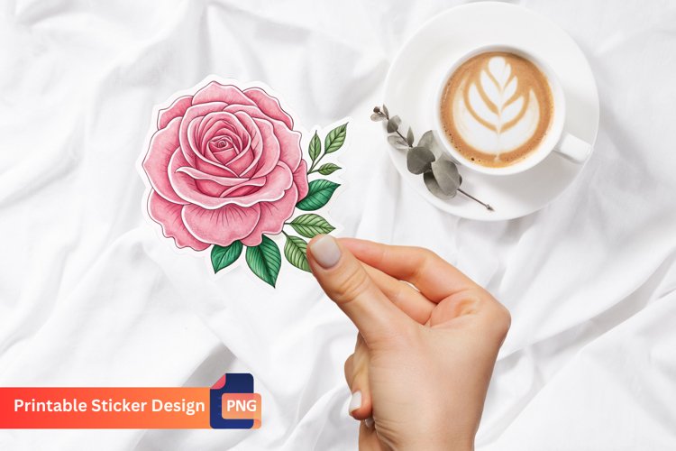 Pink Rose Clipart Image 17