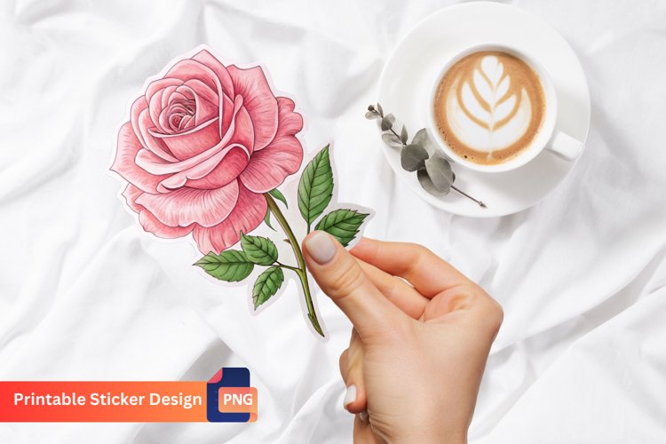 Pink Rose Clipart Image 23