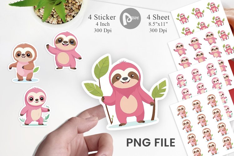 Sloth Clipart Image 2