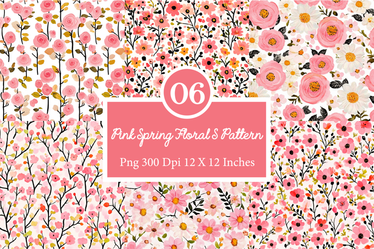 Floral Seamless Pattern Image 5