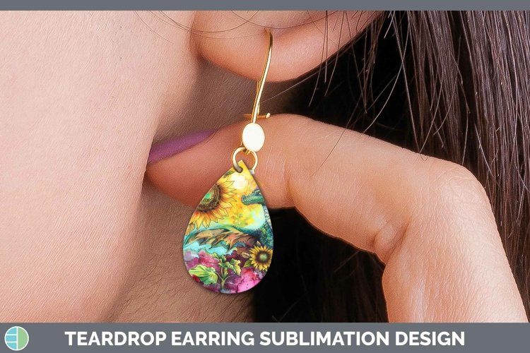 GorgeousPink Summer Teardrop Earrings design.