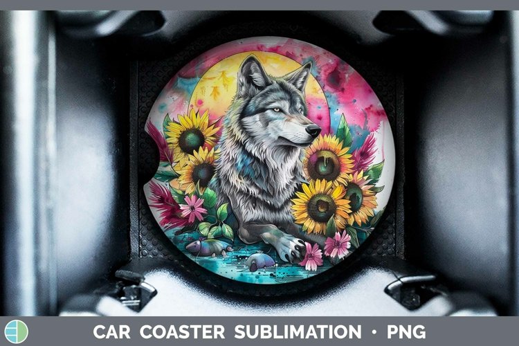 Car Coaster Sublimation Designs