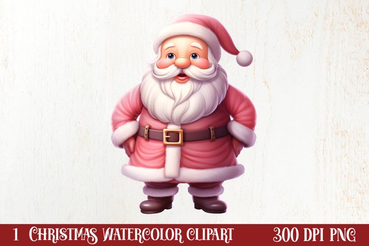 Christmas Watercolor Clipart Image 2
