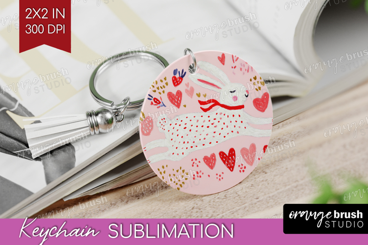 Preppy Valentine Keychain PNG - Hand Drawn Valentines Day