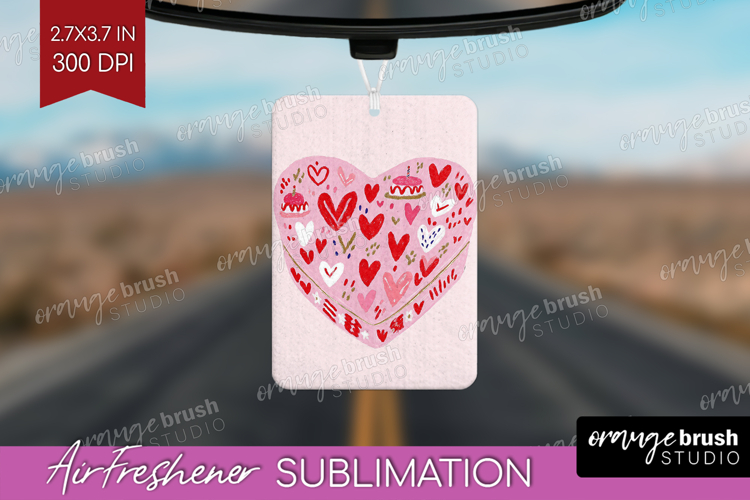 Preppy Valentine Air Freshener PNG - Hand Drawn Valentines