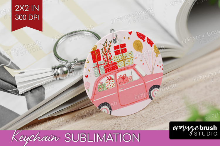 Preppy Valentine Keychain PNG - Hand Drawn Valentines Day