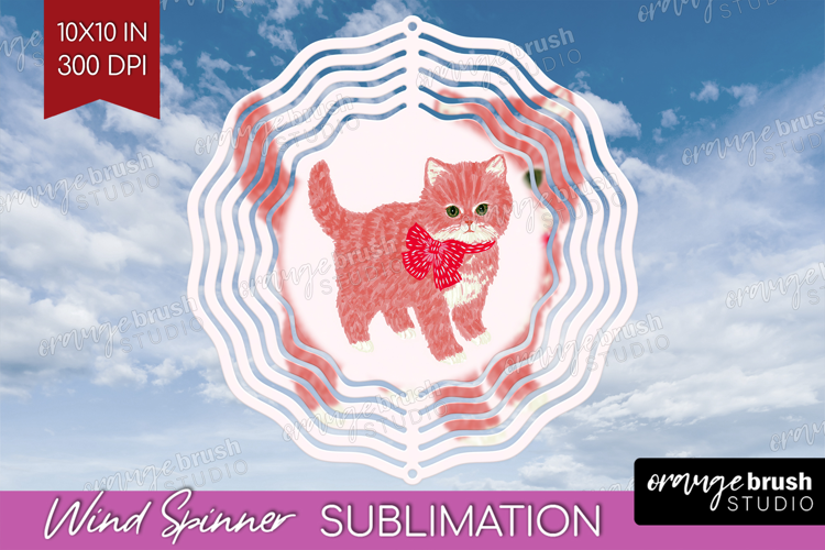 Preppy Valentine Wind Spinner Sublimation PNG - Hand Drawn