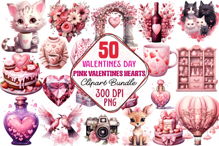 Valentine Hearts Clipart Image 10