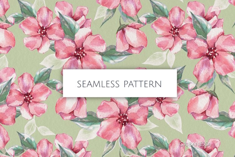 Pink Flowers Clipart Image 16