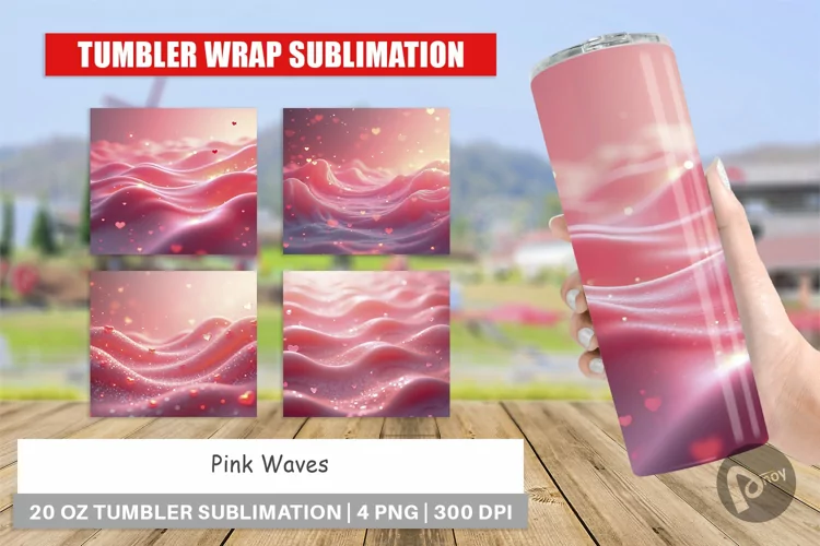 Tumbler Pink Flow