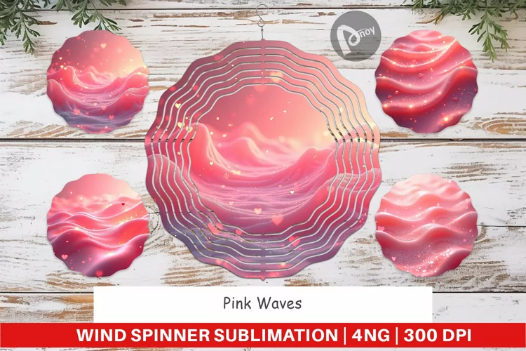Wind Spinner Pink Flow