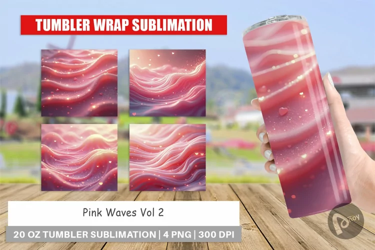 Tumbler Pink Flow