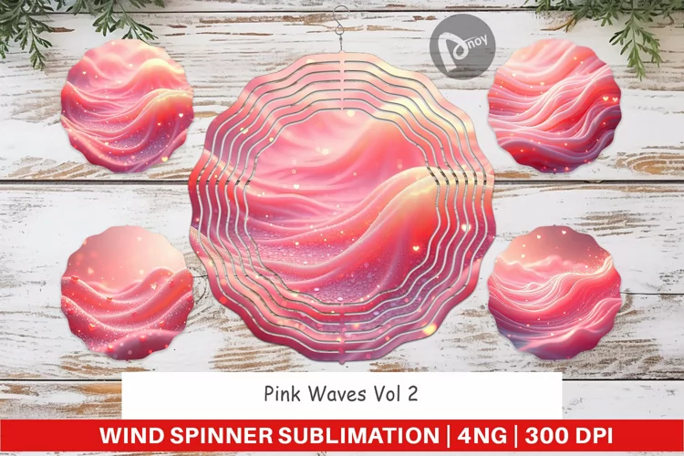 Wind Spinner Pink Flow