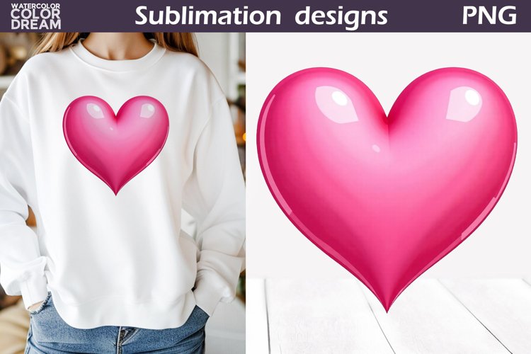 Pink Heart Clipart Image 14