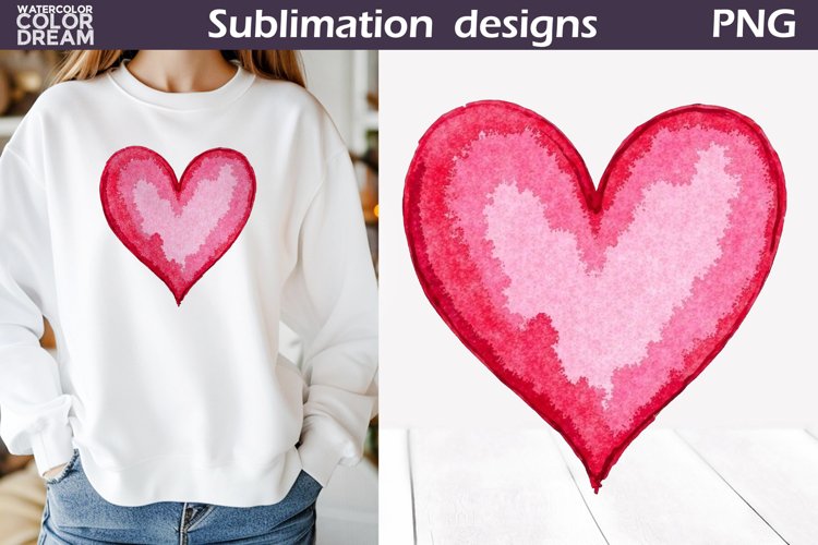 Pink Heart Clipart Image 8
