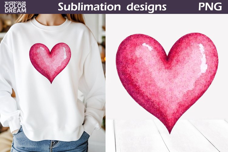 Pink Heart Clipart Image 7