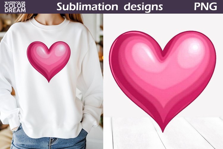 Pink Heart Clipart Image 16