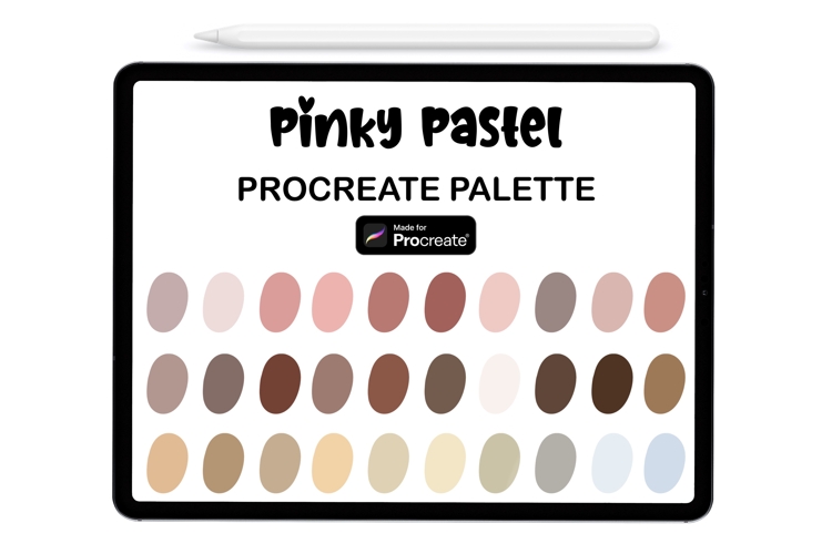 Pinky Pastel Procreate Palette - Procreate Color Palette