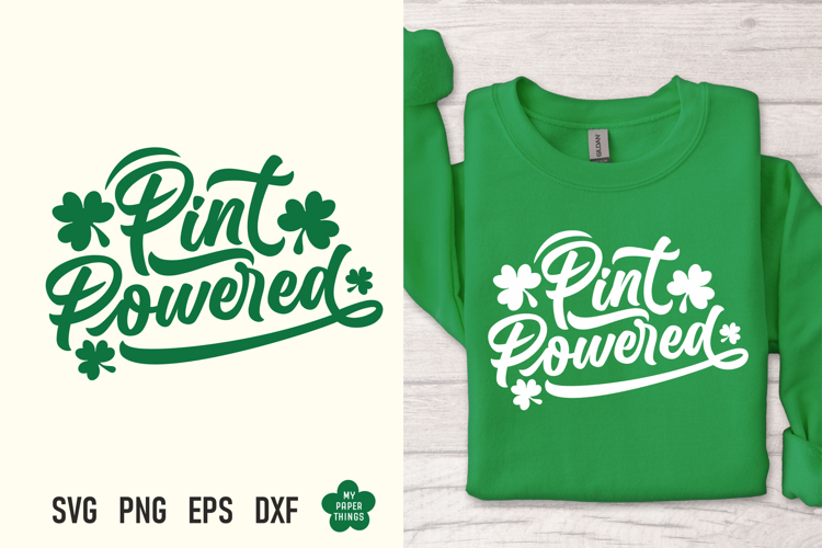St Patricks day svg, Pint Povered Svg Png