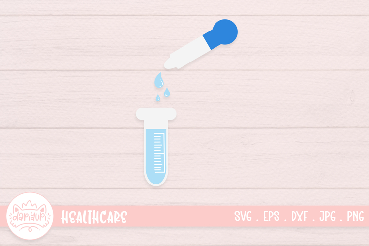 Pippette With Small Tube Illustration