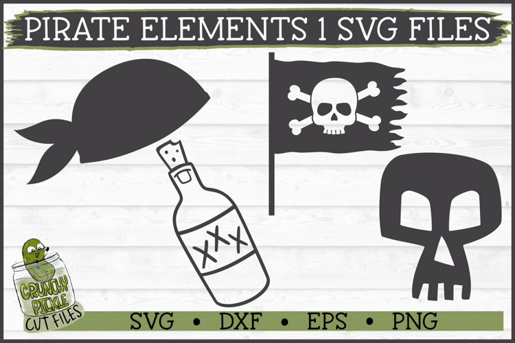 Pirate Elements 1 SVG Files