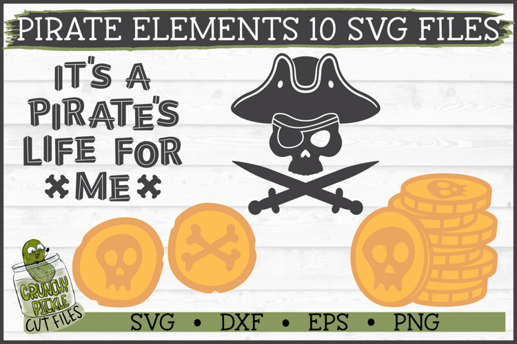Pirate Elements 10 SVG Files