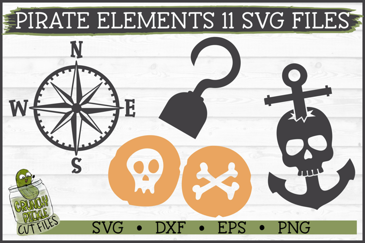Pirate Elements 11 SVG Files
